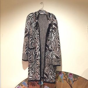 Devernois made in france Paris knited coat, US 10